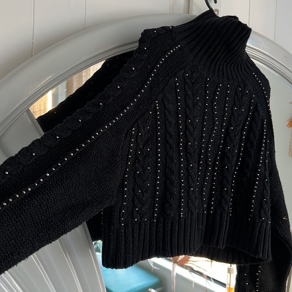 Black Zara turtleneck knit - Picture 4 of 4